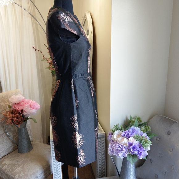 🔥LAST 1🔥NWT TED BAKER STARDUST SCULPTED DRESS - Picture 5 of 7